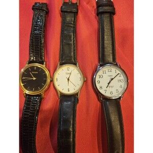 3 watches PULSAR, TIME, TIMEX 1980'S QUARTZ WATCHES. Well Used And Loved